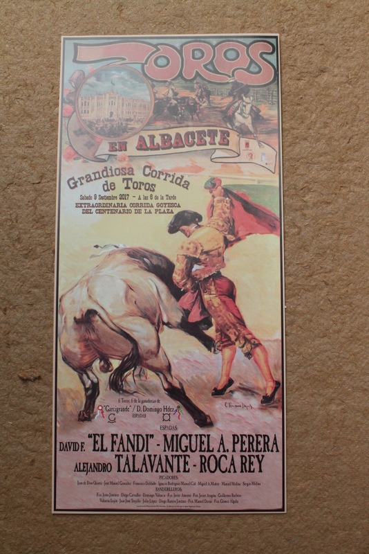 Cartel de toros de Albacete. 9 de septiembre de 2017. Extraordinaria corrida goyesca del centenario de la plaza.