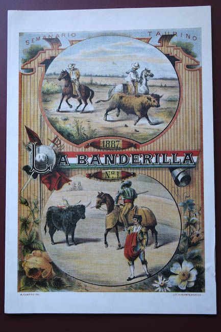 La Banderilla. Semanario taurino ilustrado. Año I, núms. 1 a 9. 13 de noviembre de 1887 a 9 de enero de 1888 (todo lo publicado, excepto el núm. 8).