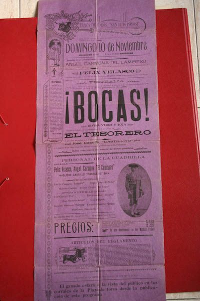 Cartel de toros de San Lui de Potosí