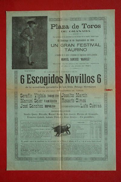 Cartel de toros de Granada