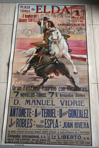 Cartel de toros de Elda
