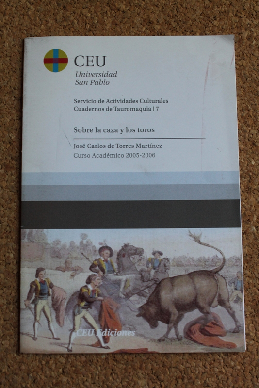 Sobre la caza y los toros.