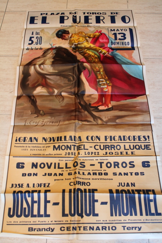 Cartel de toros de El Puerto. 13 de mayo de 1973.