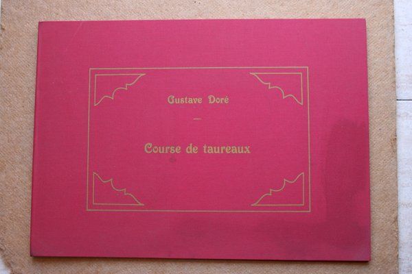 Course de taureaux.