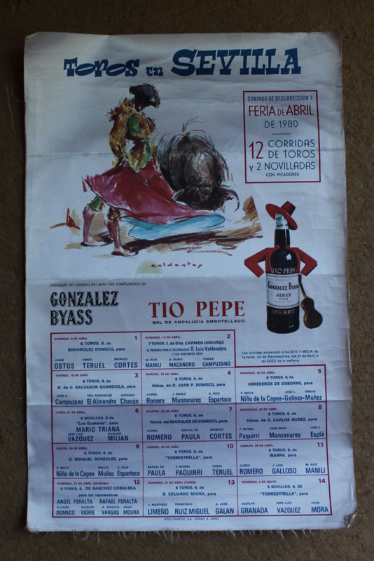 Cartel de toros de Sevilla