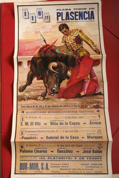 Cartel de toros de Plasencia