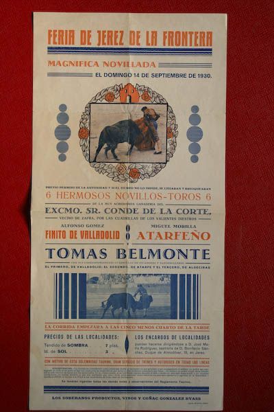 Cartel de toros de Jerez