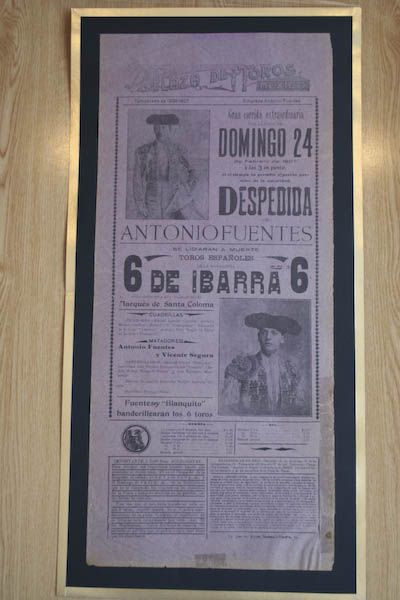 Cartel de toros de México.