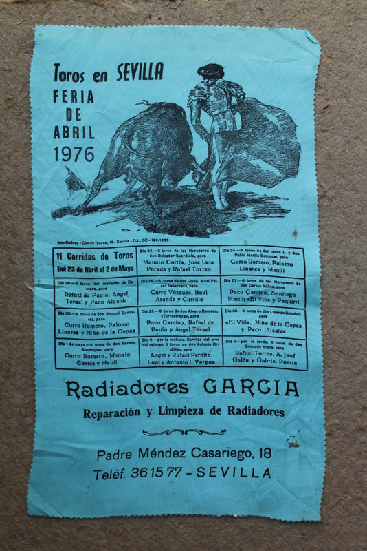 Cartel de toros de Sevilla. Feria de Abril de 1976.