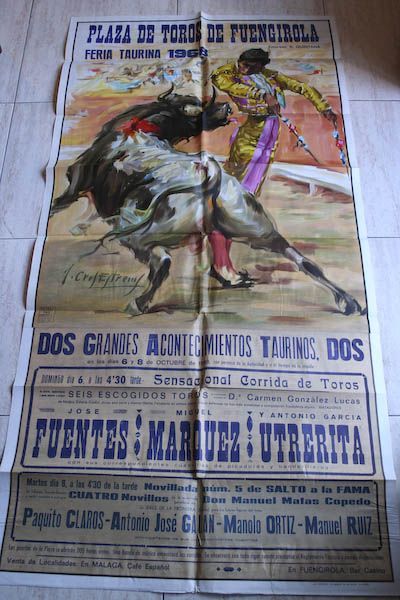 Cartel de toros de Fuengirola