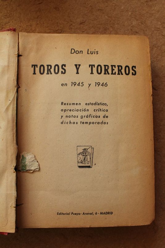 Toros y toreros en 1945 y 1946. Resumen estadístico, apreciación crítica y notas gráficas de dichas temporadas.
