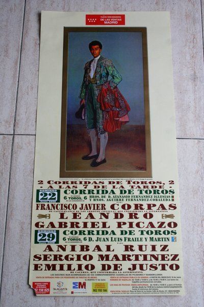 Cartel de toros de Madrid. 22 y 29 de junio de 2008.