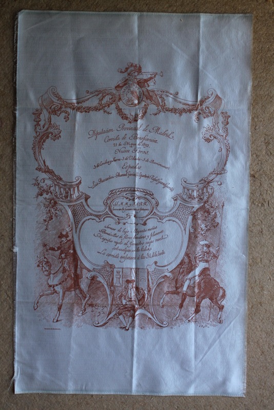 Cartel de toros de Madrid. Corrida de Beneficencia, 21 de mayo de 1893.