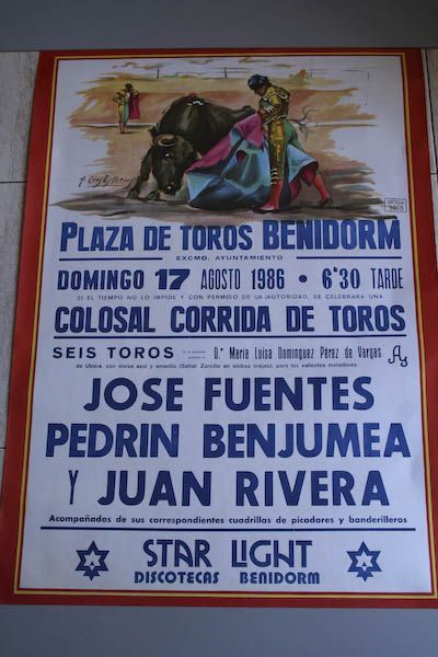Cartel de toros de Benidorm