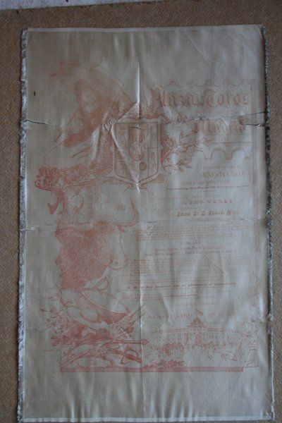 Cartel de toros de Madrid. Corrida Extraordinaria de Beneficencia. 14 de mayo de 1905.