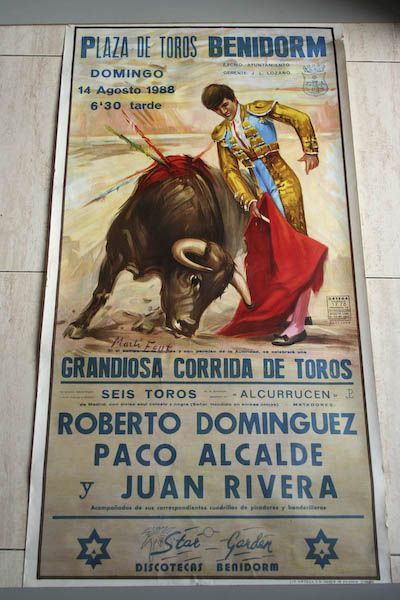 Cartel de toros de Benidorm