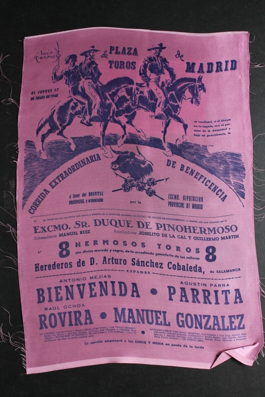 Cartel de toros de Madrid. 17 de junio de 1948. 