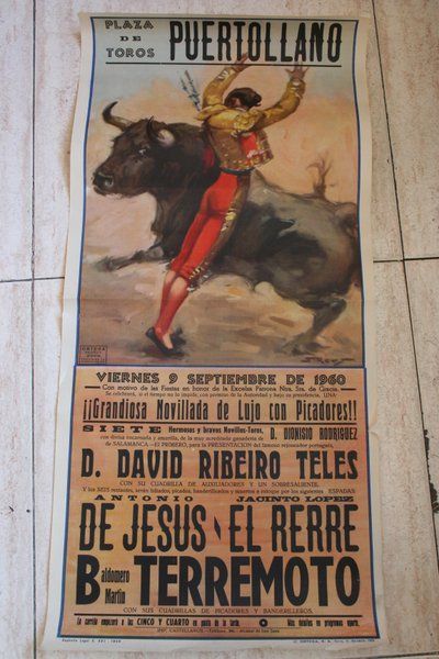 Cartel de toros de Puertollano. 9 de septiembre de 1960. 