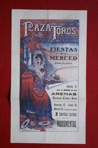 Cartel de toros de Barcelona