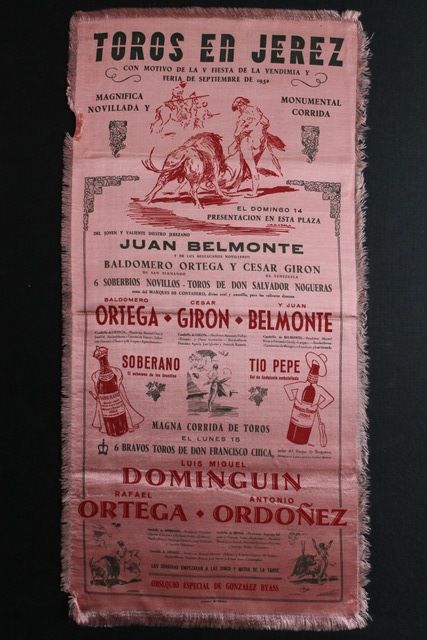 Cartel de toros de Jerez. 4 de mayo de 1952. 