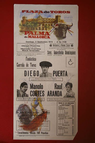 Cartel de toros de Palma de Mallorca
