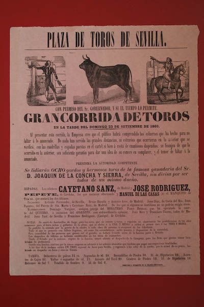 Cartel de toros de Sevilla