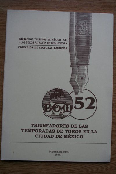 Triunfadores de las temporadas de toros en la ciudad de México.