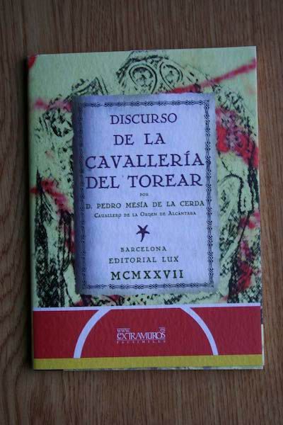 Discurso de la cavallería del torear.