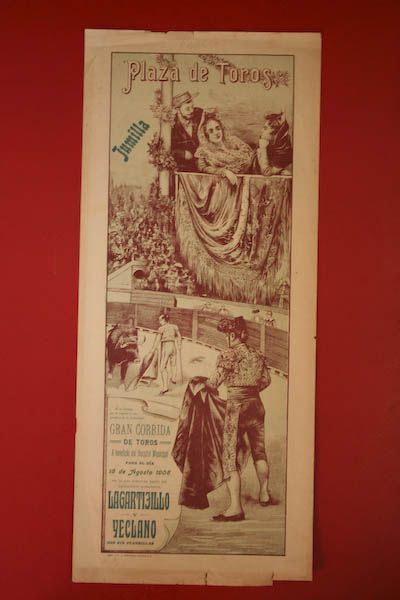 Cartel de toros de Jumilla