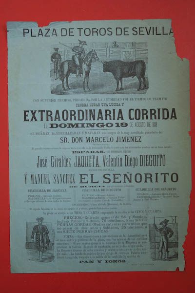 Cartel de toros de Sevilla