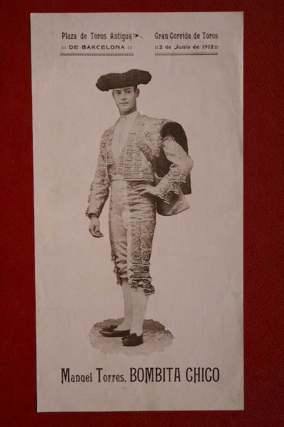 Cartel de toros de Barcelona