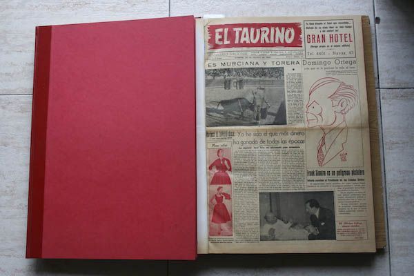 Taurino (El). Semanario nacional. Número 11, 22 de febrero de 1955, a número 92, 11 de septiembre de 1956.