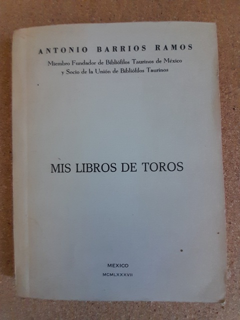Mis libros de toros.