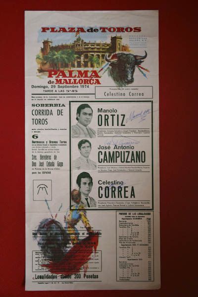 Cartel de toros de Palma de Mallorca
