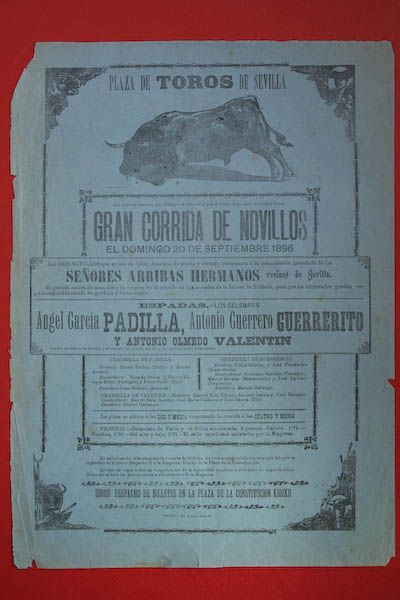 Cartel de toros de Sevilla