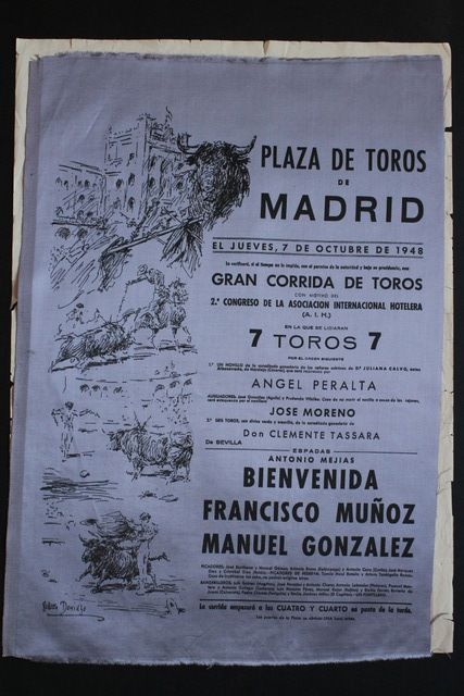 Cartel de toros de Madrid. 7 de octubre de 1948. 