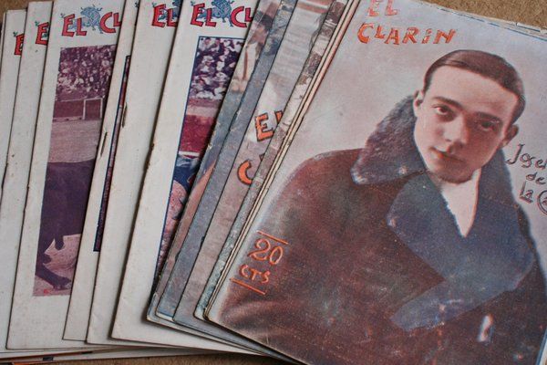 Clarín (El) Semanario Taurino defensor de la verdad. Lote de 27 números entre el 584, 23 de septiembre de 1933, y el 683, 20 de junio de 1936.