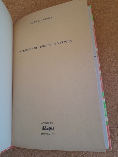 La creación del Ducado de Veragua.