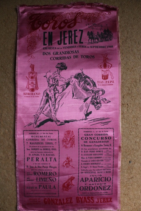 Cartel de toros de Jerez. Fiesta de la Vendimia y Feria de Septiembre de 1960. Días 10 y 11.