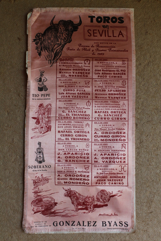 Cartel de toros de Sevilla. Feria de Abril de 1959.