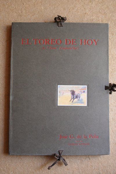 Toreo de hoy (El) (Le "toreo" d'aujourd' hui). Ving heliochromies d'apres les peintures de José G. de la Peña, preface de Camille Mauclair.