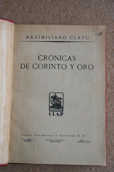 Crónicas de "Corinto y Oro".