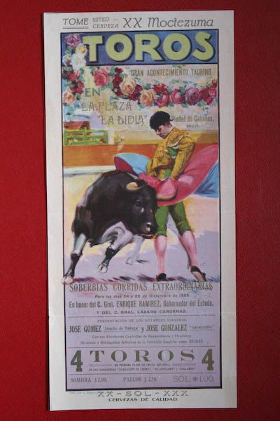 Cartel de toros de Piedad de Cabadas