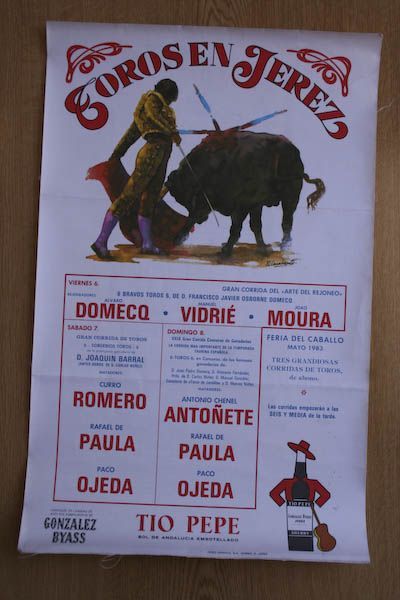Cartel de toros de Jerez.