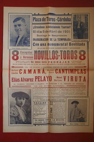 Cartel de toros de Cordoba