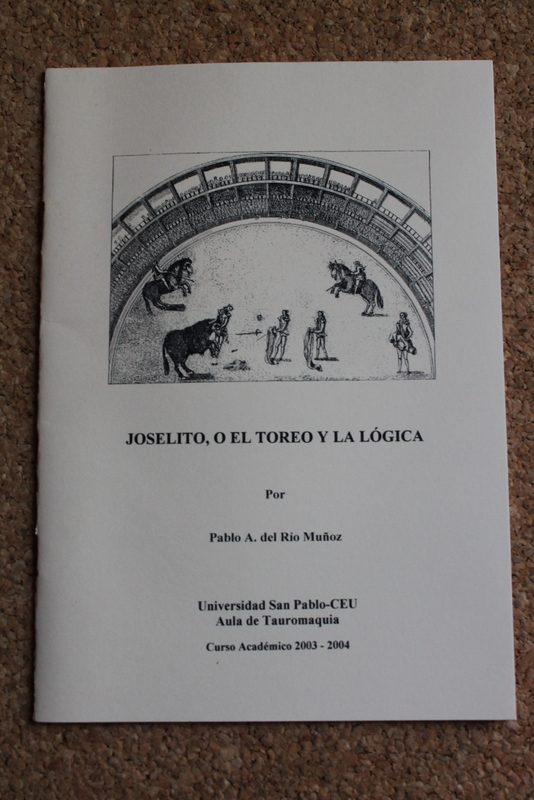 Joselito, o el toreo y la lógica.