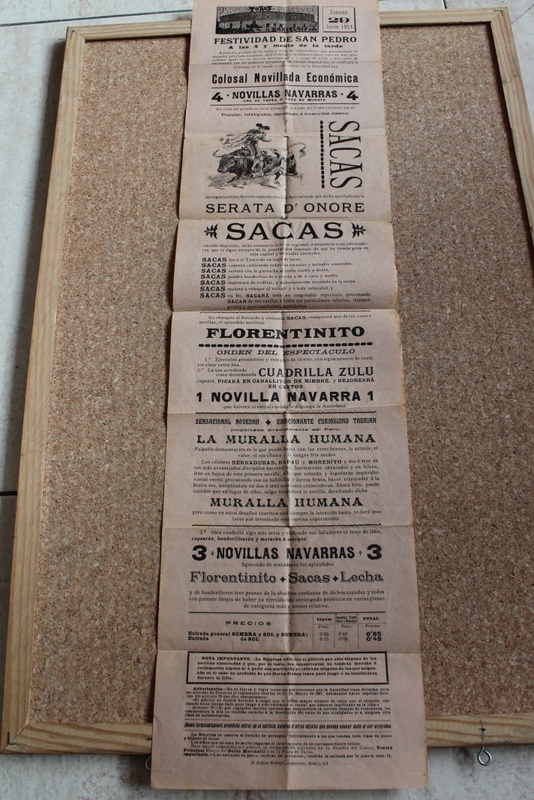 Cartel de toros de Barcelona. 29 de junio de 1911. 