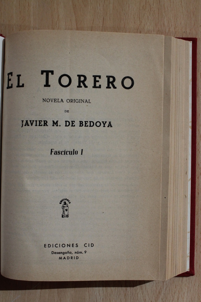 El torero. Novela original de ...