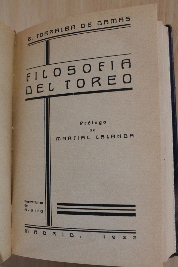 Filosofía del toreo.