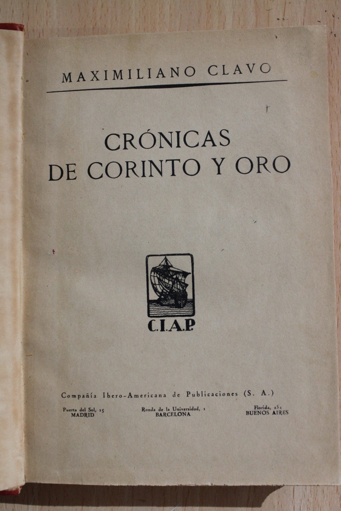 Crónicas de "Corinto y Oro".